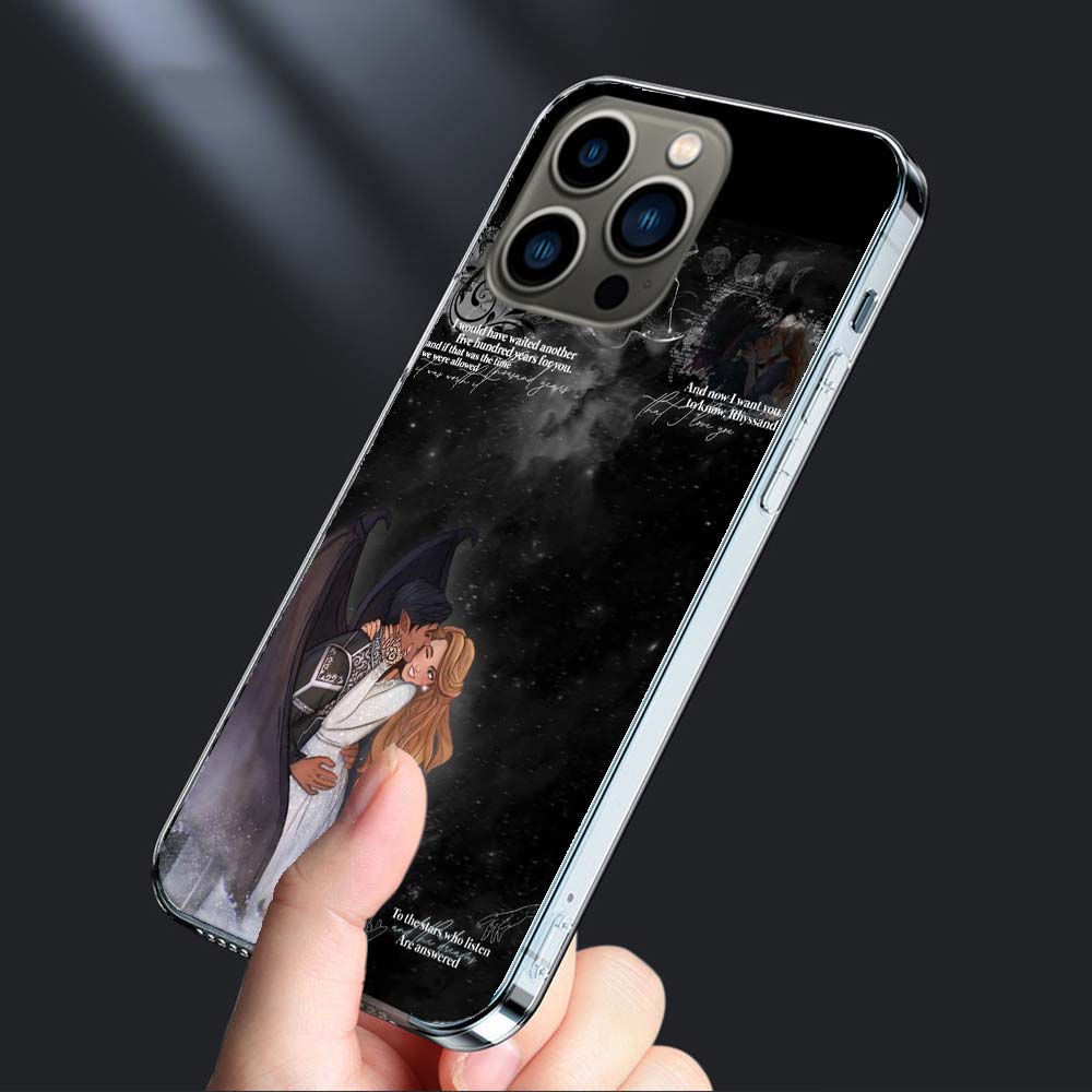 Чехол для телефона Acotar A Court of Mist and Fury Для Iphone 16E 15 Pro 14 Plus 17E 16 17 Pro Max Air 11 12 13 Mini Ударопрочный Capa
