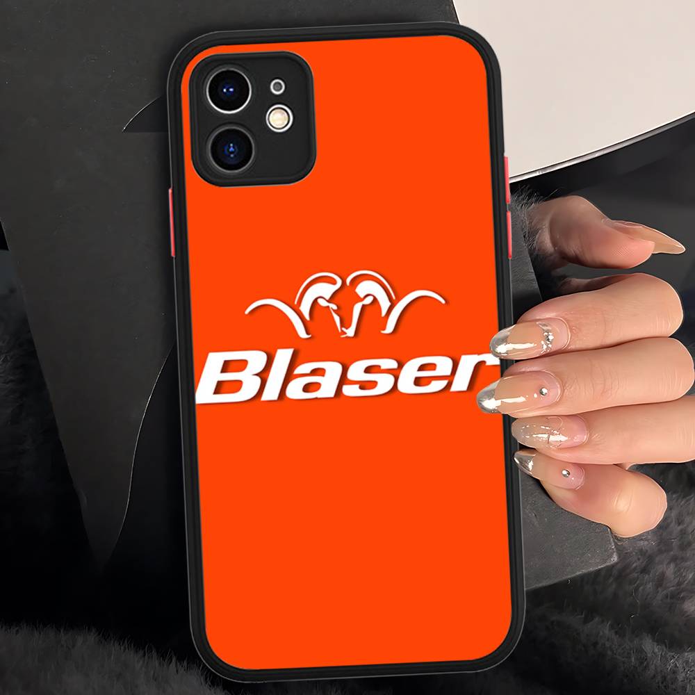 Чехол Blaser Usa Rifles для iPhone 16 15 14 Plus 13 12 11 Pro Max X XS MAX, полупрозрачный матовый, противоударный