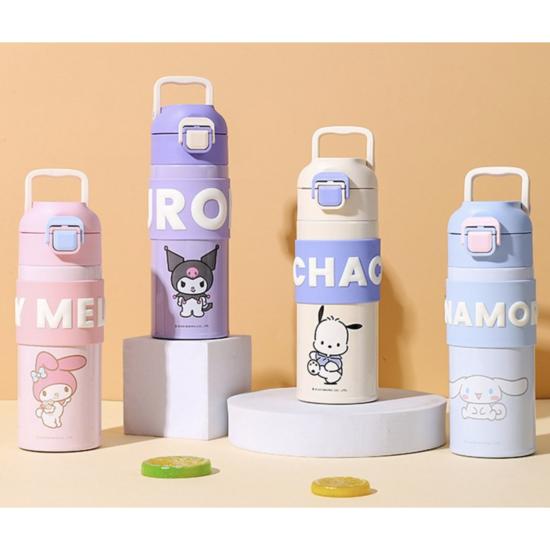 Даная Санрио подлинный персонаж однокнопочный стакан для воды термос кулер для воды 400 мл, Pochaco, 1 шт., популярный персонаж в Корее