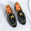 Fashion 2024 Men's Loafers Tassel Leather Shoes Fashion Patent Leather Slip-on Classic Casual Men Driving Shoes Wedding Male Dress Shoes