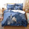Building Famous Landscape Bedding Set For Bedroom Soft Bedspreads For Bed Home Comfortable Polyester Duvet Cover With Pillowcase