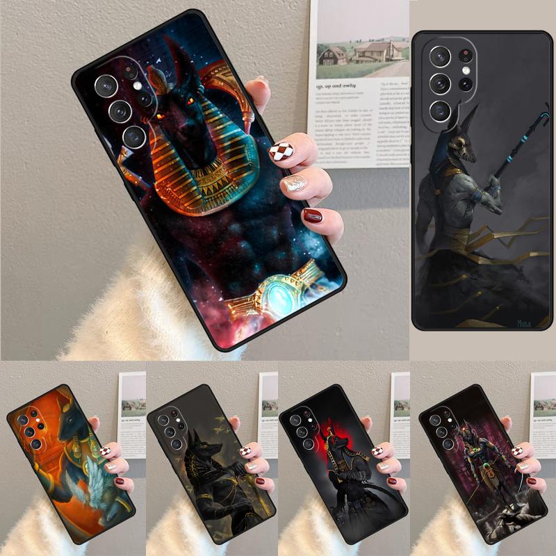 Чехол для телефона Египетский Бог Анубис для Samsung Galaxy note 10 pro S26 Ultra S23 S24 FE S25 S21 S22 PLUS ударопрочный