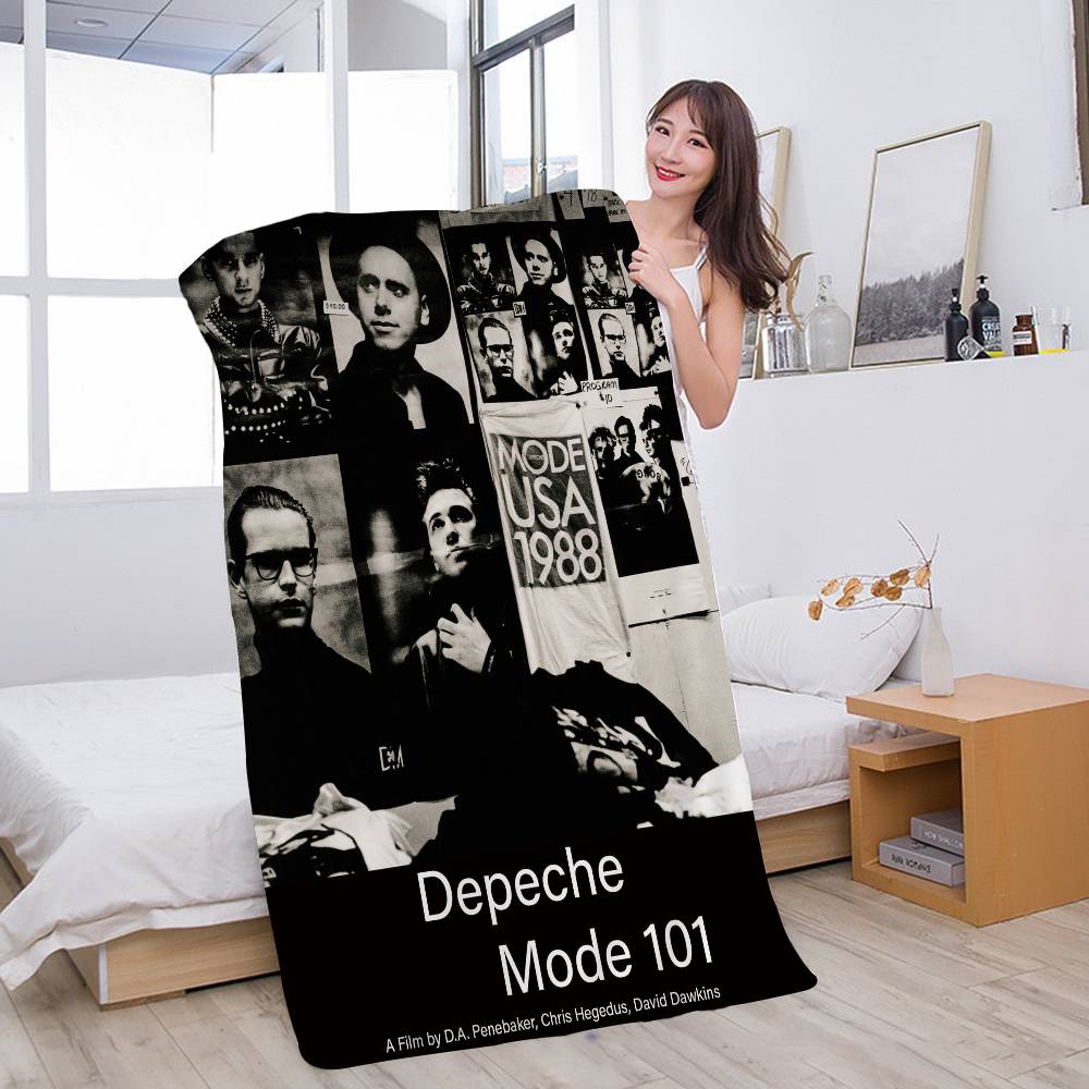 Звезда-вокалист Depeche Mode Микрофибра Пляжное полотенце Впитывающее Быстросохнущее Мягкое Йога Плавание Курорт Альпинизм Полотенце