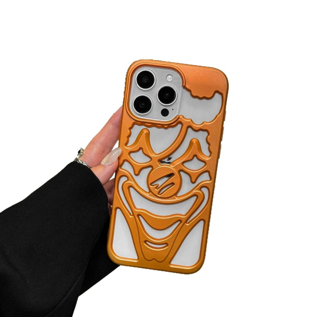 Применимый чехол для мобильного телефона iPhone17Promax Apple 17Air полый клоун матовый 16Pro противоударный защитный чехол