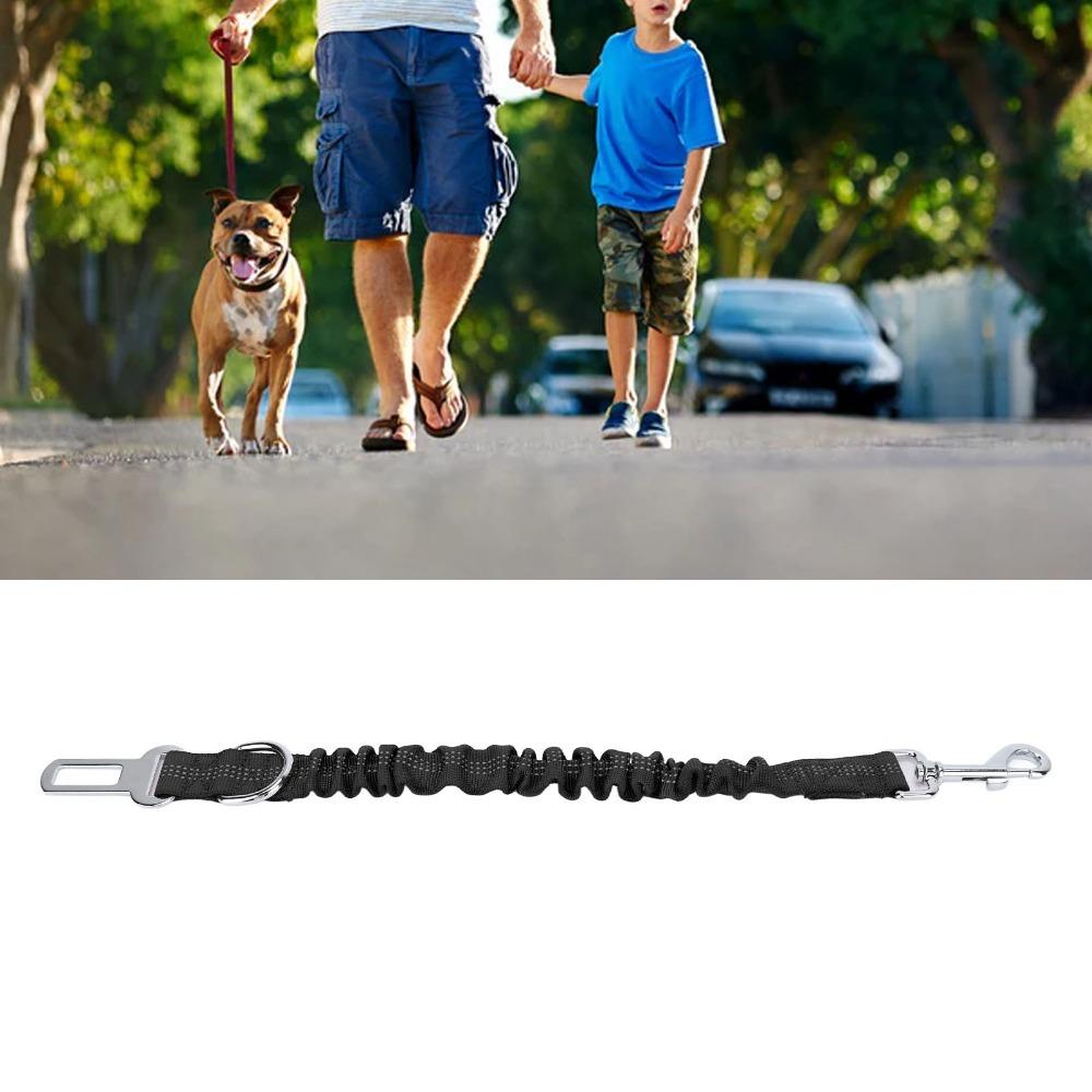 Easy to Use Elastic Dog Leash Sturdy Anti-jerk Shock Absorbing Extension Rope Durable Adjustable Short Dog Lead Outdoor Walking