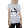 Disney Womens/Ladies Mickey Mouse Scared Cotton T-Shirt