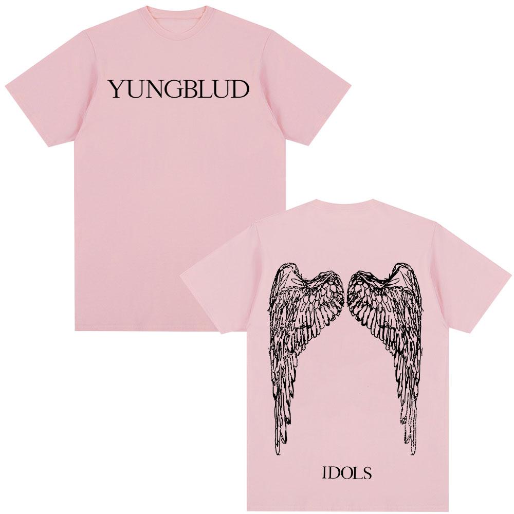Yungblud IDOLS Wings Album Tour 2025 T Shirt Fans Gift Unisexs Women Hip Hop Short Sleeve Tshirts Oversized Casual Cotton Tshirt