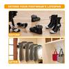 Space Saving Boot Rack Durable Wall Mounted Shoes Holder Simple Long Boot Storage Shelf Organizer Practical Boot Rack