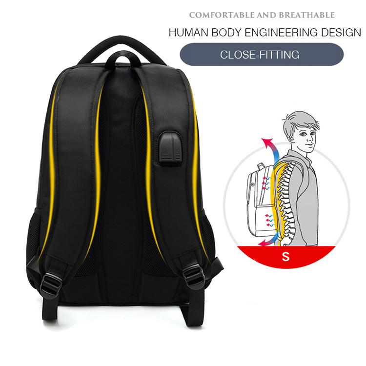 New Business Backpack Men's Schoolbag Middle School Students Women's Backpack Travel Men's Large Capacity Computer Backpack