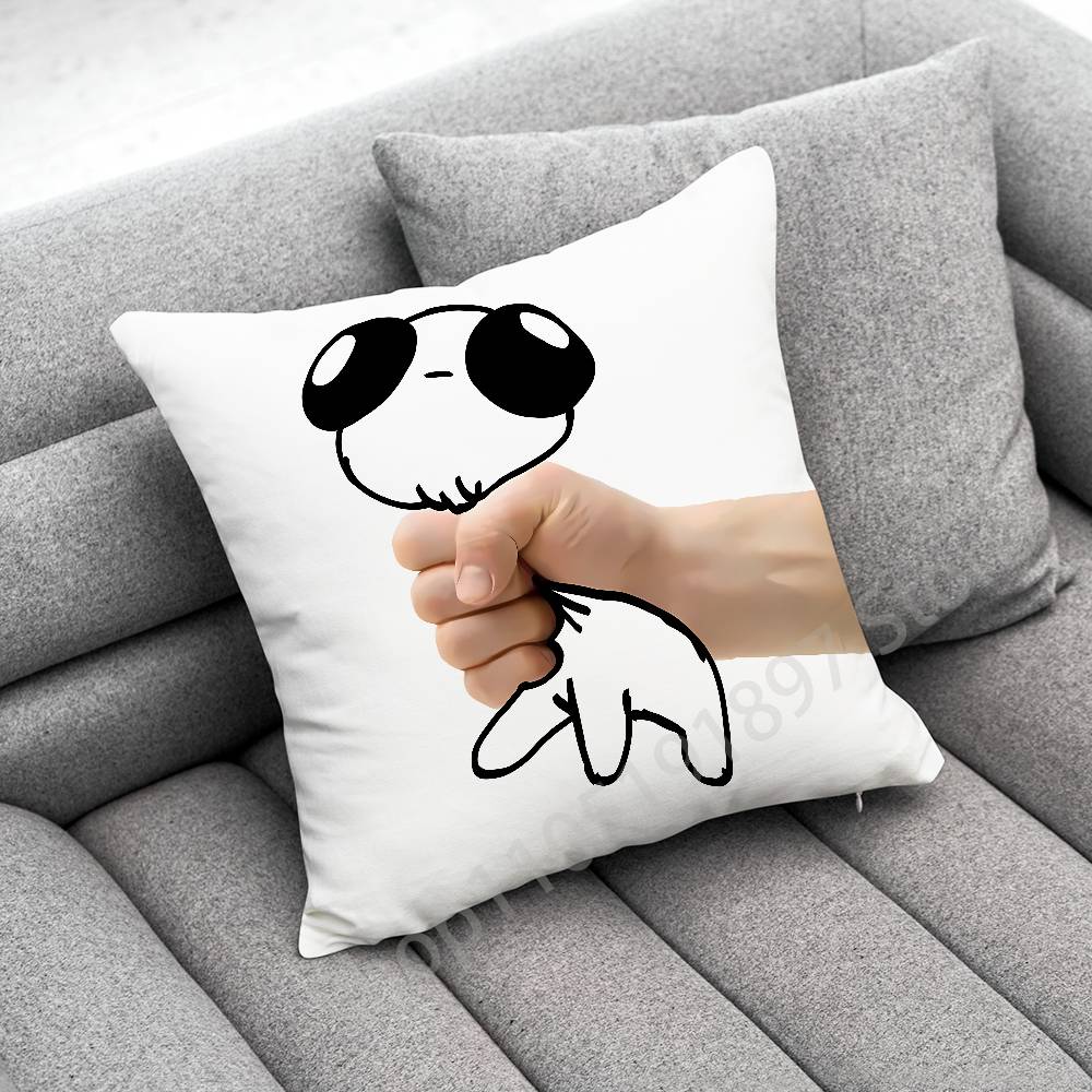 Cartoon Funny TBH Creature Throw Pillow Case For 45*45cm 40cm 30cm 50cm 55cm Square Home Pillowcase Case