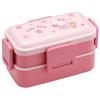 Skater Bento Box Hello Kitty Flower Wreath Sanrio 600ml Antibacterial Fluffy Dome Lid 2 Tiers for Women Made In Japan PFLW4AG-A