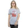 Tom And Jerry Womens/Ladies Distressed Logo Cotton Boyfriend T-Shirt