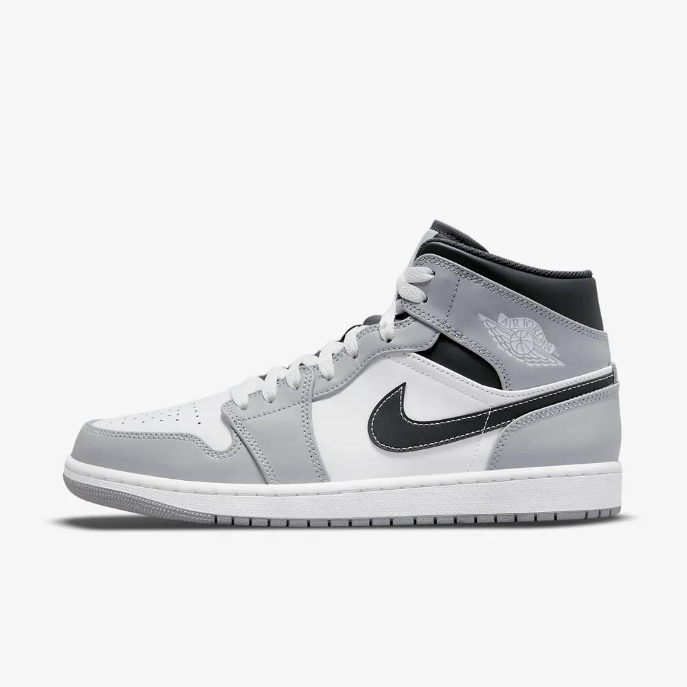 Jordan 1 Mid Light Smoke Grey Антрацит 554724-078