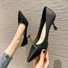 Zapatos De Mujer Women Classic Pointed Toe Wine Red Sexy Party Stiletto Heel Shoes Lady Cool Golden Comfort Summer Pumps Ba107