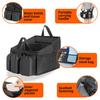 Car Seat Organizer Foldable Multi-Compartment Storage Caddy With Handle Car Interior Organizer For Toys Tissues Snacks Drinks