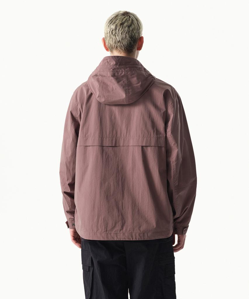 Musinsa Standard [City Leisure] Cn Hooded Windbreaker Jacket [Smoke Pink]