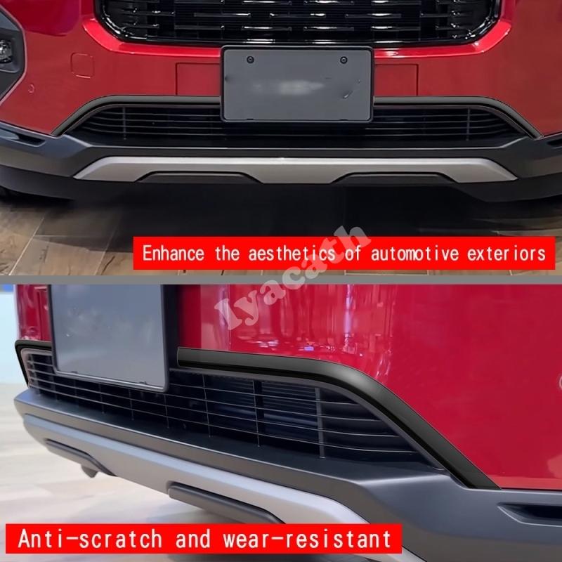 Для HONDA WR-V WRV 2024 2025 ABS хром Нижняя средняя сетка решетки переднего бампера Накладка вокруг решетки Внешние аксессуары