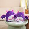 25/35cm Purple Bat Devil Plush Toy Hug Soft Stuffed Animal Doll Bat Ball Doll Birthday Gift for Kid Car Seat Sofa Bed Decoration