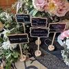 Chalkboard Signs, 20 PCS Mini Chalkboard with Easel Stand, Small Wooden Chalkboard for Party, Event Decorations
