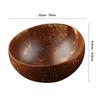 6 шт. кокосовая миска, натуральная кокосовая миска из половинки скорлупы, миски для смузи, салата, фруктов, сервировочные миски для еды, летняя вечеринка, украшение, посуда