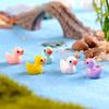 5Pcs Resin Duck Model Ornament Miniature Garden Succulent Bonsai Dollhouse Decor