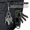 Зажим для хранения ключей Компактный дизайн Металлическая конструкция Уличный портативный органайзер для хранения ключей Совместим с различными типами ключей