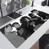 Игровая Клавиатура Аниме Настольный Коврик ПК Офисные Игровые Аксессуары Наруто Учиха Резиновый Нескользящий Коврик для Мыши XXL Ноутбуки Блокировка Края Ковер