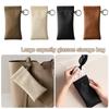 PU Leather Glasses Protective Case Dustproof Eyewear Pouch Portable Glasses Storage Bag  Travel Use