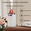 Увлажнитель воздуха Volcano Mini Battery USB Digital Night Light Автомобильный ароматерапевтический зарядный увлажнитель воздуха Увлажняющий спрей Беззвучный режим