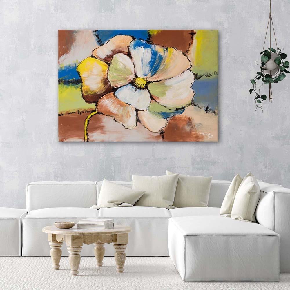 Canvas print, Coloured flowers
