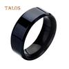 Fashion Simple Unisex Lovers Stainless Steel Mirror Finger Rings Jewelry Gifts Casual Accessories