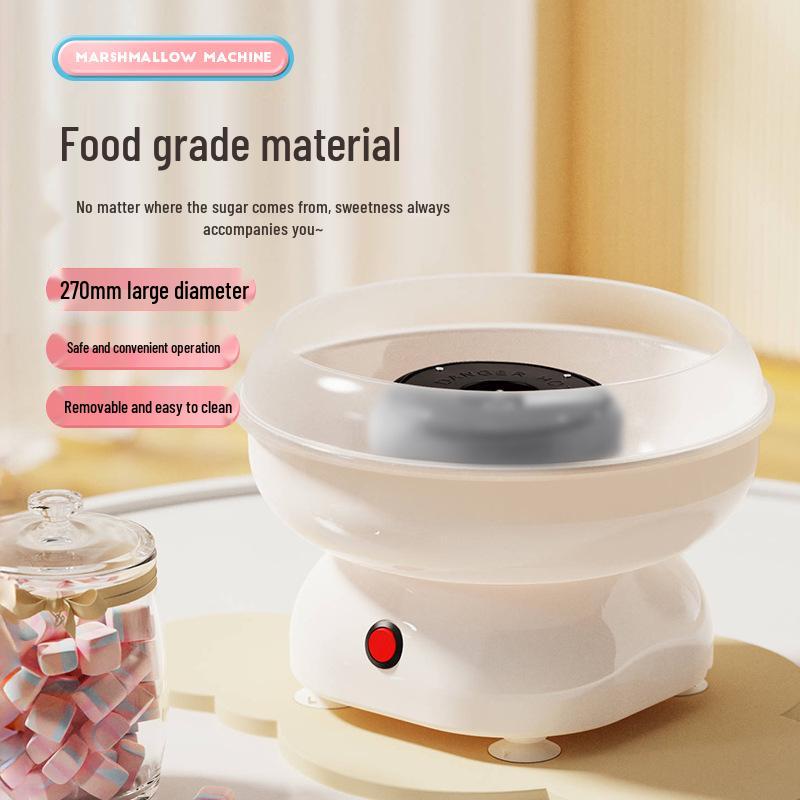 Электрическая мини-машина для приготовления сахарной ваты - Полностью автоматическая и стильная для домашнего использования
