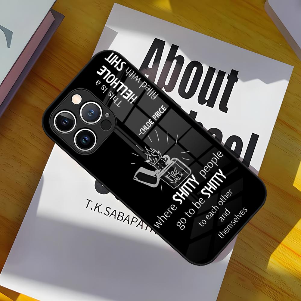 Чехол для телефона Caulfield Life Is Strange 2 Закаленное стекло Задняя крышка для iPhone 15 Pro Max 14 Pro 12 11 13 Mini X XR XS 8 7 Plus SE