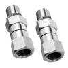 /3pcs /Stainless /Steel 360 Degree Swivel Fitting Free High Pressure Washer Connector Up To 4000 PSI For Car Cleaning Tool