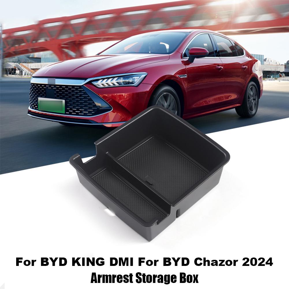 Центральный подлокотник с ящиком для хранения для BYD KING DMI для BYD Chazor 2025 Органайзер для центральной консоли Контейнеры Лоток Аксессуары G1I5