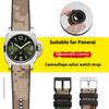 Для Seagull Panerai Lumino PAM441/111/616 Часы из кожи Crazy Horse с водонепроницаемым кожаным ремешком 22 мм 24 мм Браслет Аксессуар