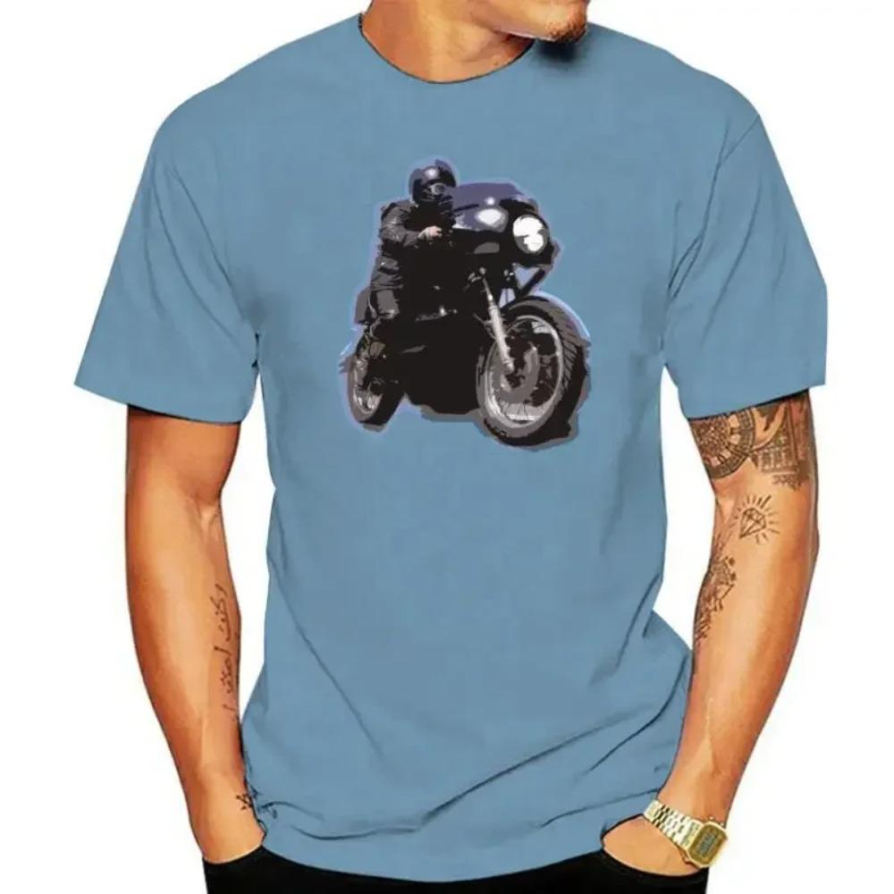 Футболка Toecutter Фильм Безумный Макс Кафе Байк KZ1000 Мотоцикл Байкер Палец Кусачка мужская футболка