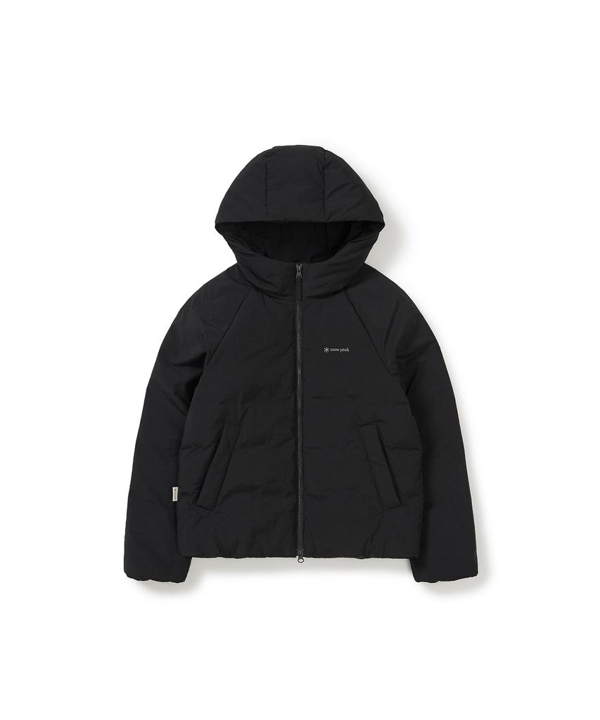 Snow Peak Land Hood LW Down Jacket Size S Wmn's GS-S25WWGDJ51, Women's Outerwear, Down-Padded, Black,