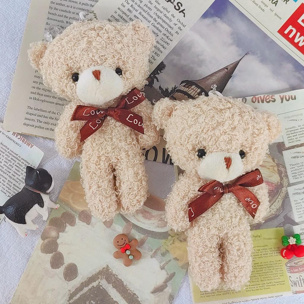 Очаровательный плюшевый мишка, мягкая игрушка с румянцем для милых букетных подарков