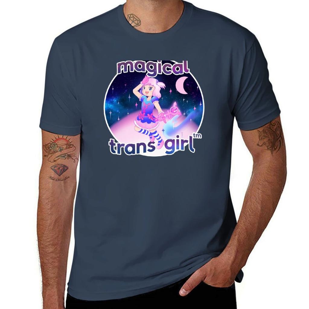 Волшебная транс-девушка - Транс Прайд Каваи Волшебная девушка Футболка мужские футболки высокое качество люксовый бренд Футболка