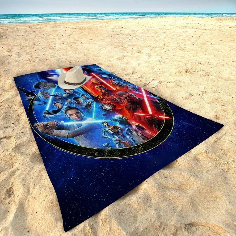 S-star W-wars Big Microfiber Beach Towels Quick Dry Towel Sand Beach Towels Pool Towel For Travel Swim Pool Yoga