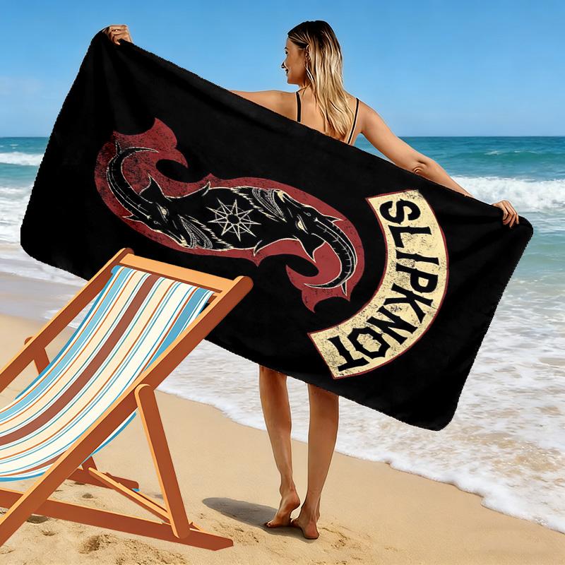 Slipknot: Chaos Rebellion beach towel soft Portable for travel Absorbent bath towel quick-drying swim towel swim printing Travel and vacation towels