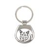 Norwegian Elkhound, Norsk Elghund, Gray Norwegian Elkhound - Keychain with a Dog, Keychain with a Print, Personalized Pendant from the Brand
