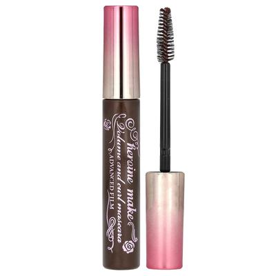 Heroine Make, Тушь для ресниц Volume & Curl, Усовершенствованная формула пленки, #02 Коричневая, 6 г(0.21 унц)