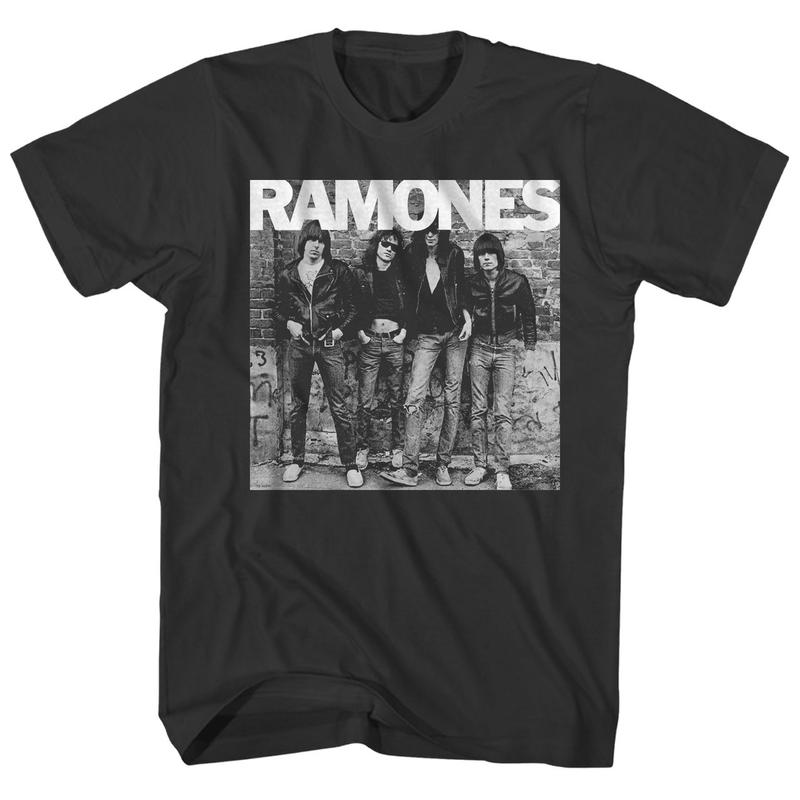 Ramones 1st Album Cover Unisex T-shirt Music Classic Rock Band Tee New Black