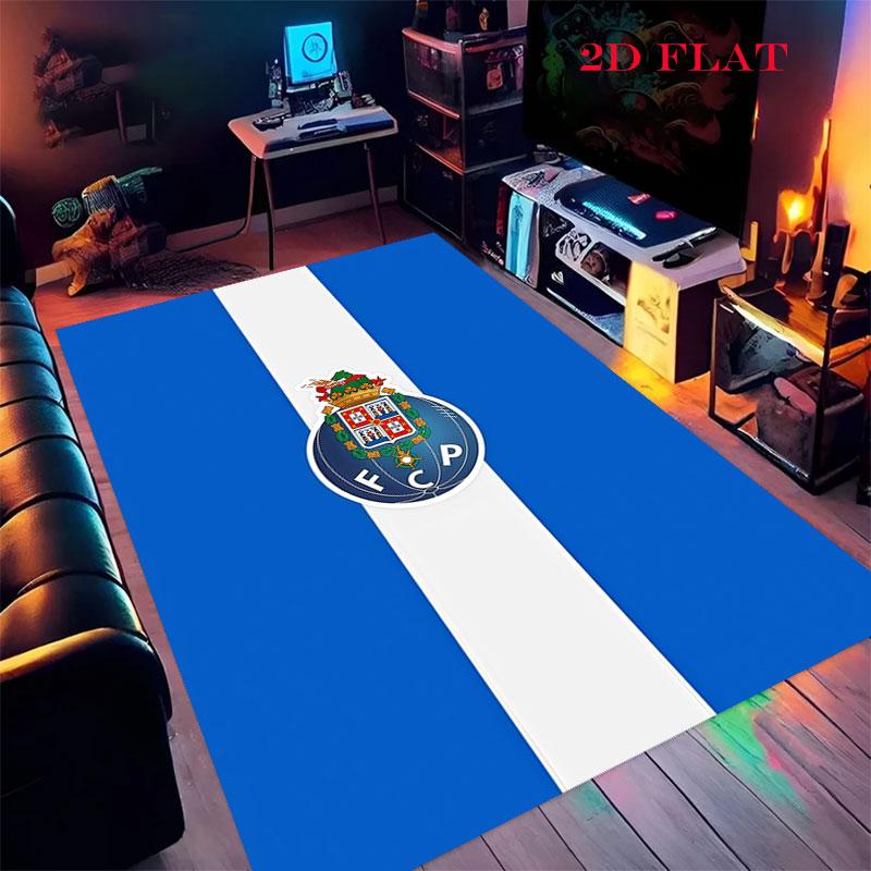 Porto logo Carpet Rug for Living Room Bedroom Home Sofa Decoration,Kids play Nonslip Floor Mat