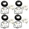 4Set For Suzuki Bandit 1200 GSF1200S 1997-2000 For Katana Motorcycle Carburetor Repair Kit Float Diaphragm Parts