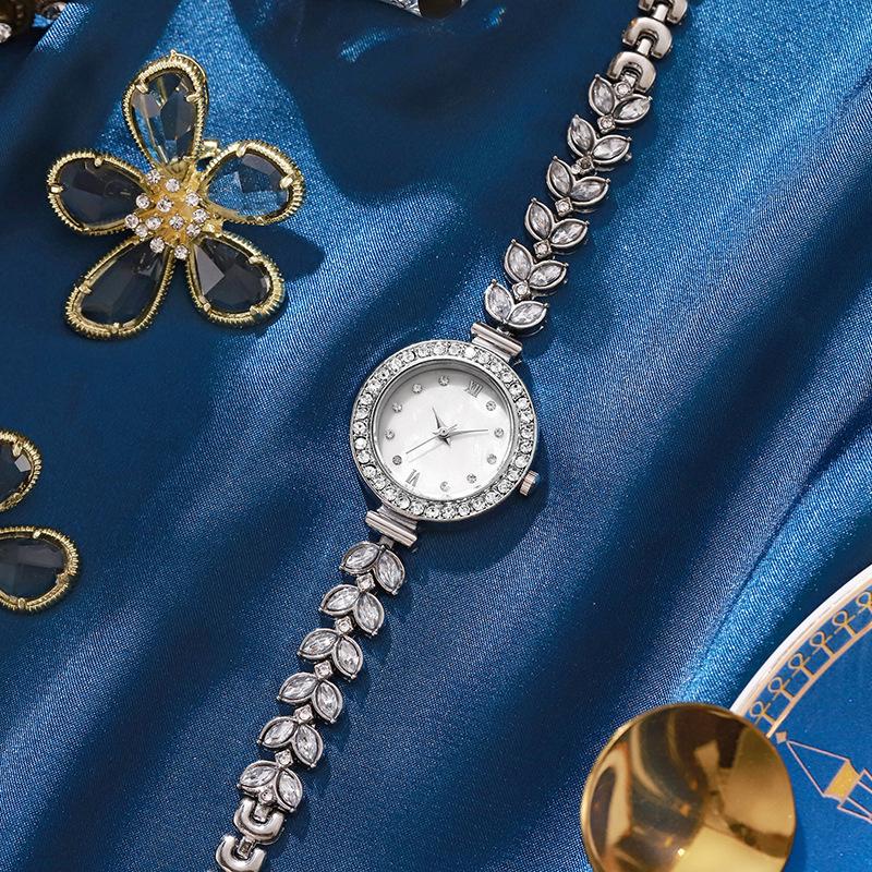 Женские часы Русалочья цепочка Легкая роскошь Бриллиант Свободная регулировка Браслет Золото Beimu Женские Модные Кварцевые часы