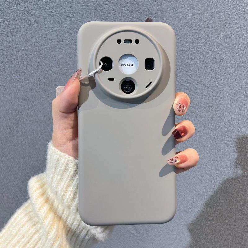Совместимо с Huawei Mate 80 Pro: Чехол из жидкого силикона для телефона, Полное покрытие камеры, Защита однотонного цвета