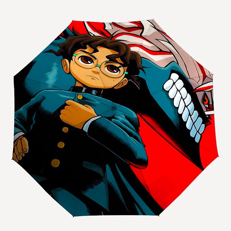 1pc Anime Character Automatic Opening Folding Umbrella with 8-Bone Iron Frame Perfect for Fans, Travelers, Daily Use, and Festive Gifts!C042